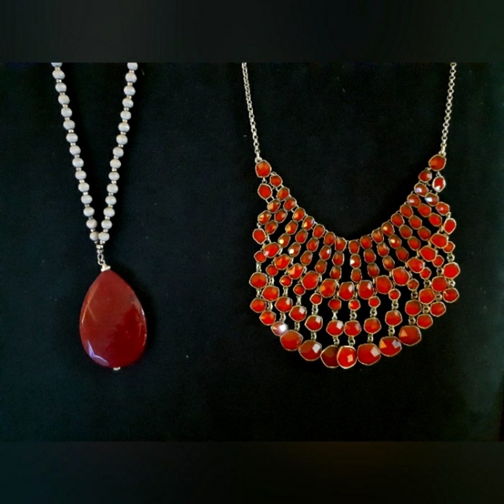 Two boho necklaces